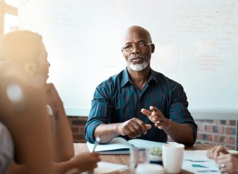 Session de coaching exécutif avec un dirigeant